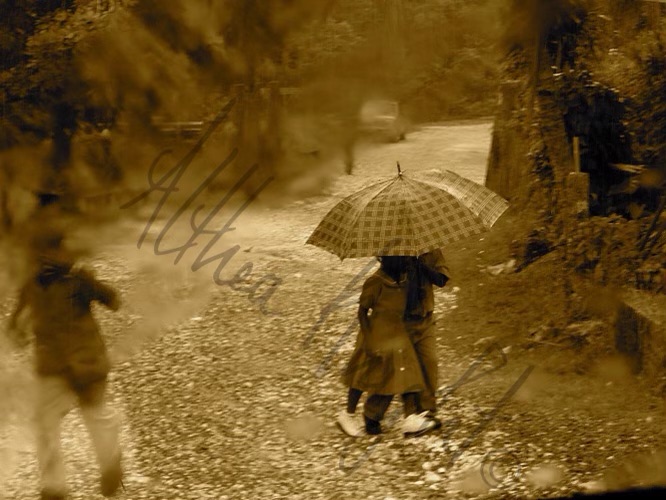 Umbrella Love Card